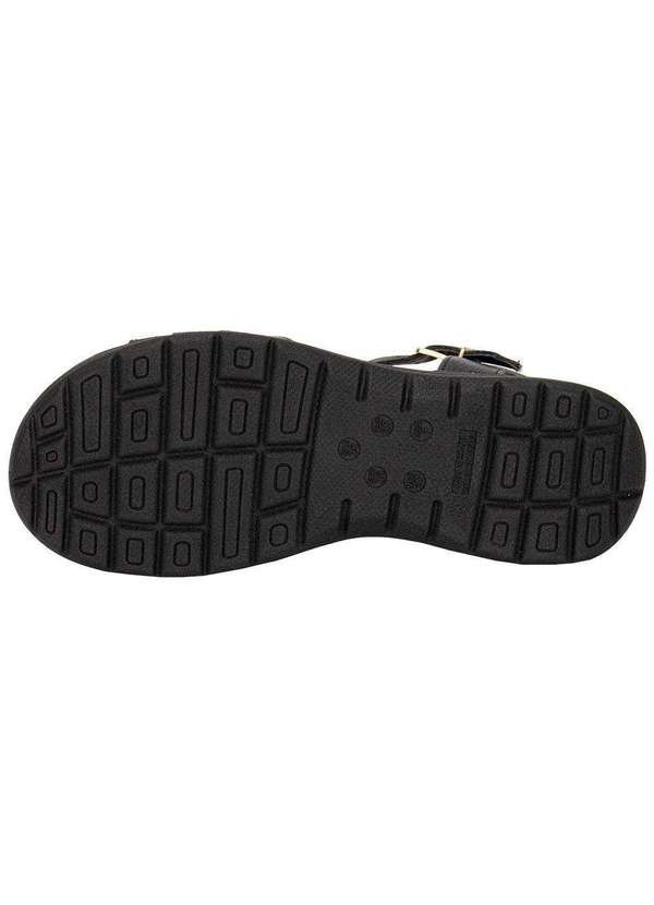 Comfortflex - Sandália Feminina Flat Comfortflex 2543402 - Preto 4