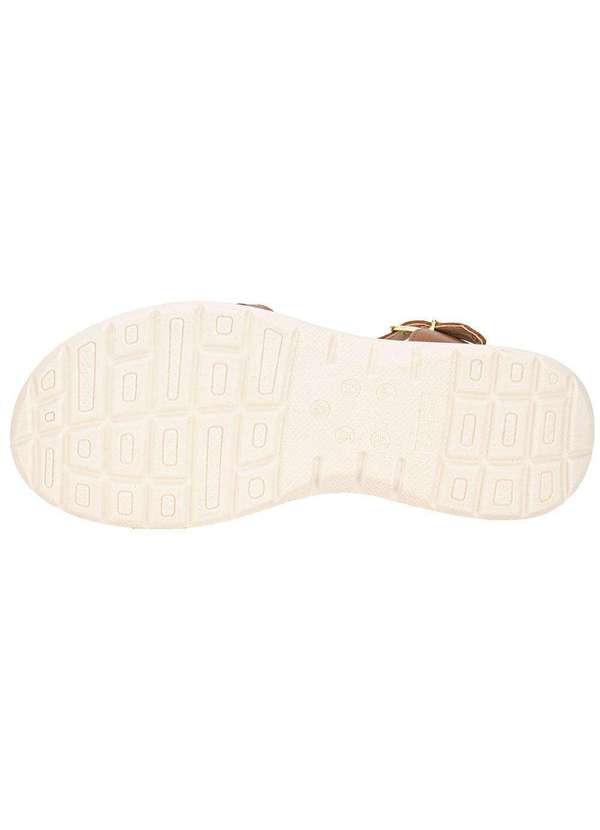 Comfortflex - Sandália Feminina Flat Comfortflex 2543402 - Caramelo 4