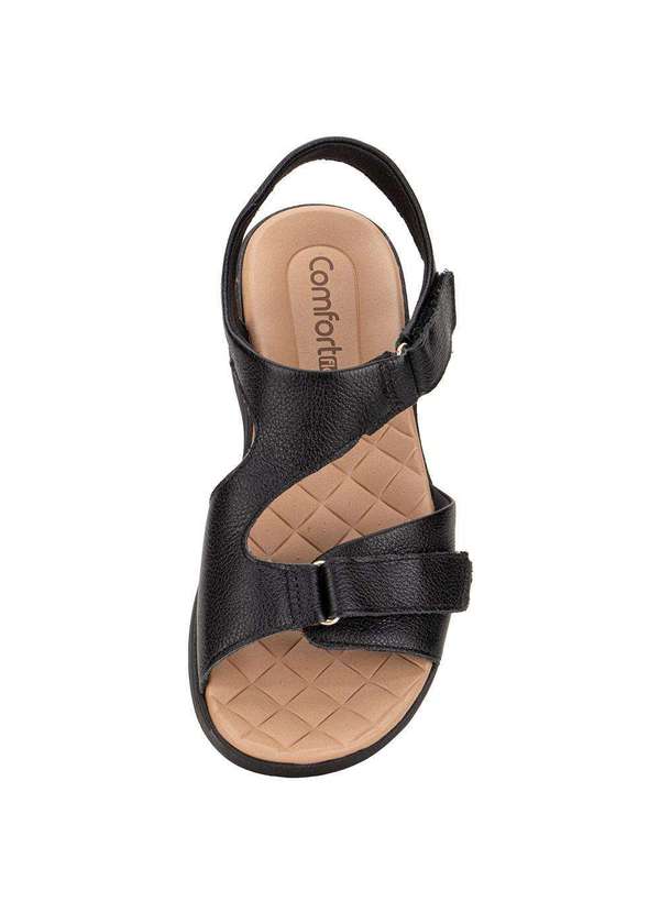Comfortflex - Sandália Feminina Flat Comfortflex 2543404 - Preto 5