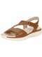 Comfortflex - Sandália Feminina Flat Comfortflex 2543404 - Caramelo - variação: - Caramelo