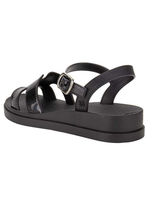 Zaxy - Sandália Feminina Flat Daily Zaxy 19155 - Preto 3