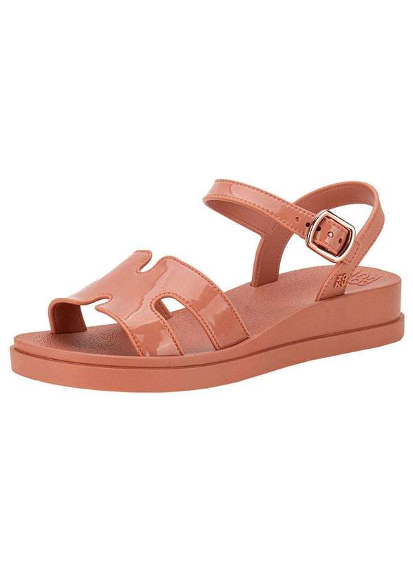 Zaxy - Sandália Feminina Flat Daily Zaxy 19155 - Salmão
