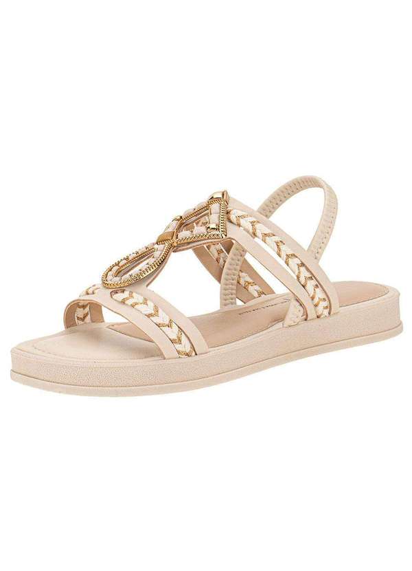 Dakota - Sandália Feminina Flat Dakota Y7971 - Marfim