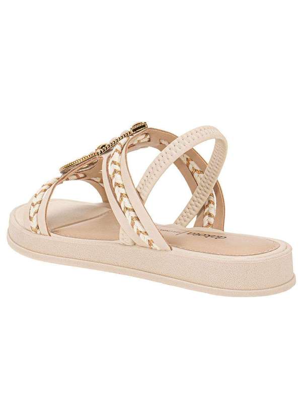 Dakota - Sandália Feminina Flat Dakota Y7971 - Marfim 3