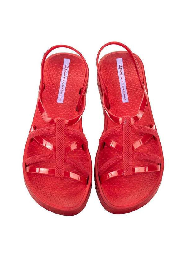 Ipanema - Sandália Feminina Flat Diversa Ipanema 27238 - Vermelho 5