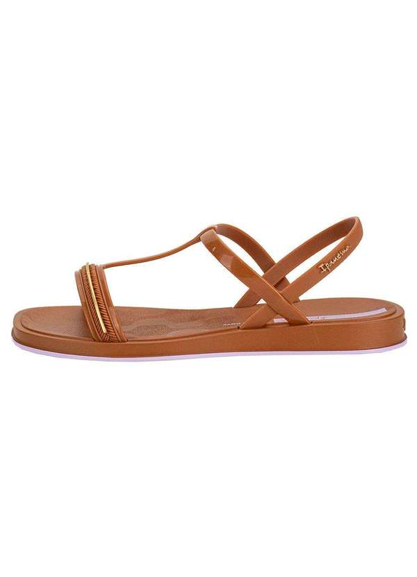 Ipanema - Sandália Feminina Flat Glow Ipanema 27402 - Caramelo 2