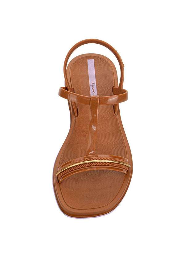 Ipanema - Sandália Feminina Flat Glow Ipanema 27402 - Caramelo 5