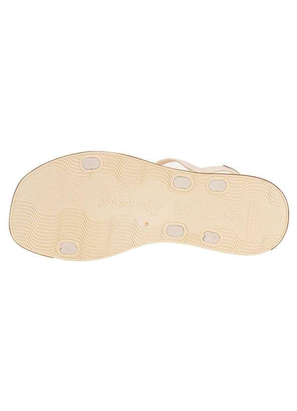 Ipanema - Sandália Feminina Flat Glow Ipanema 27402 - Marfim 4
