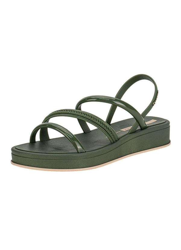 Ipanema - Sandália Feminina Flat Glow Up Ipanema 27418 - Verde 1