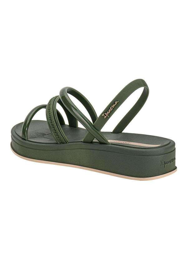 Ipanema - Sandália Feminina Flat Glow Up Ipanema 27418 - Verde 3