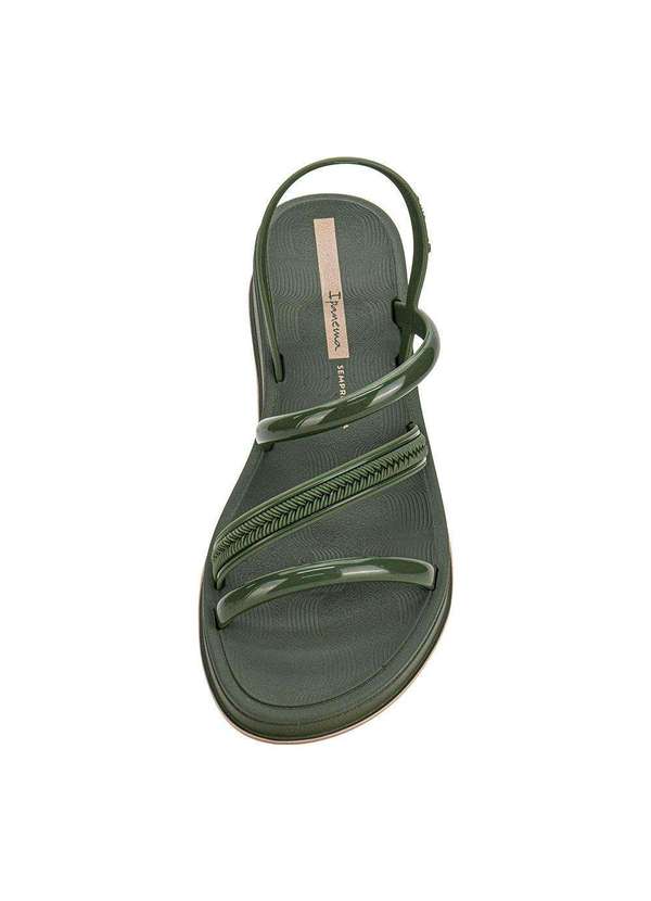 Ipanema - Sandália Feminina Flat Glow Up Ipanema 27418 - Verde 5