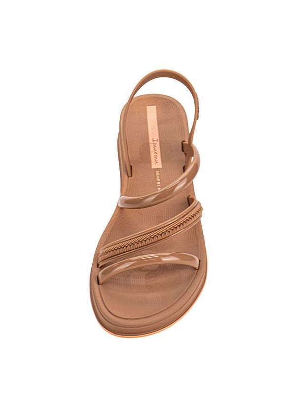 Ipanema - Sandália Feminina Flat Glow Up Ipanema 27418 - Salmão 5