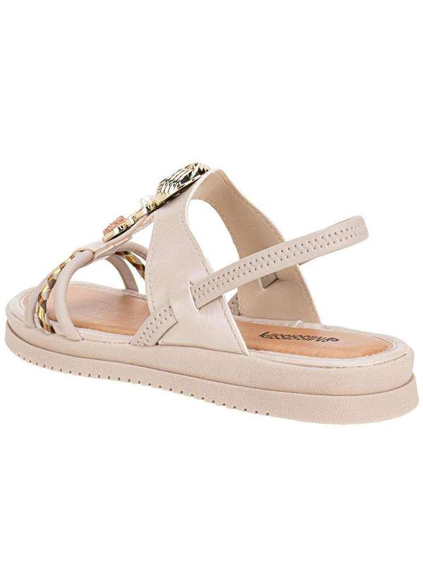 Mississipi - Sandália Feminina Flat Mississipi J0221 Bege 3