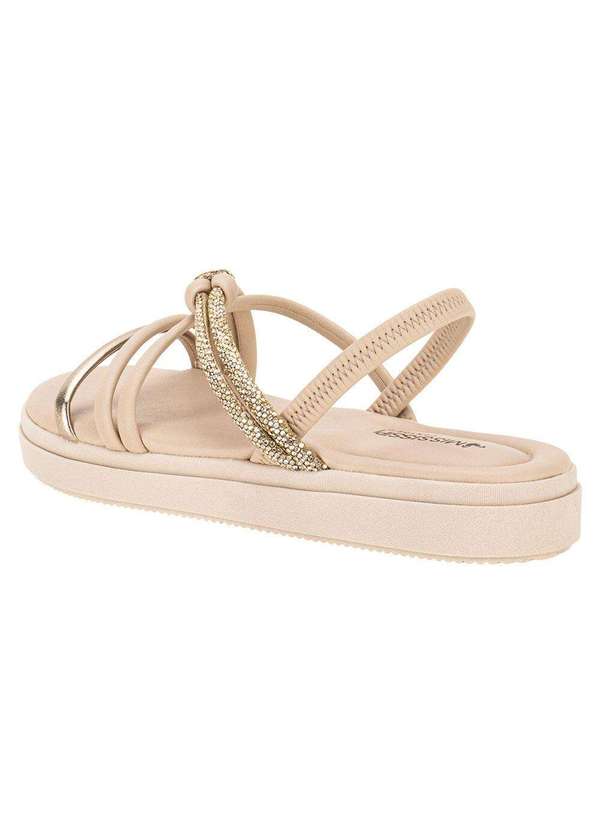 Mississipi - Sandália Feminina Flat Mississipi Mb512 - Bege 3