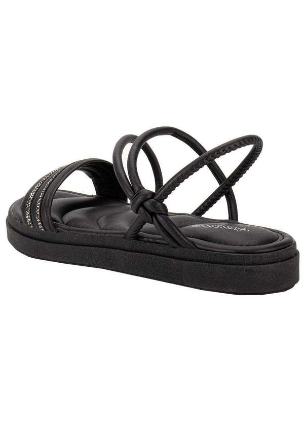 Mississipi - Sandália Feminina Flat Mississipi Mc572 Preto 3