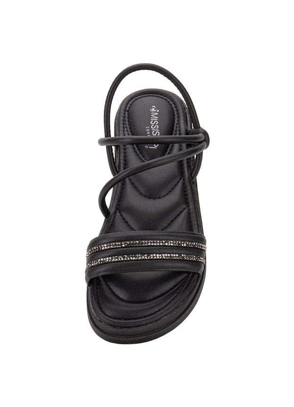 Mississipi - Sandália Feminina Flat Mississipi Mc572 Preto 5