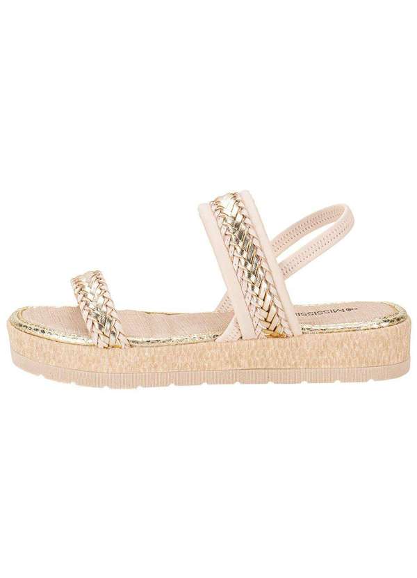 Mississipi - Sandália Feminina Flat Mississipi Mc652 - Marfim 2