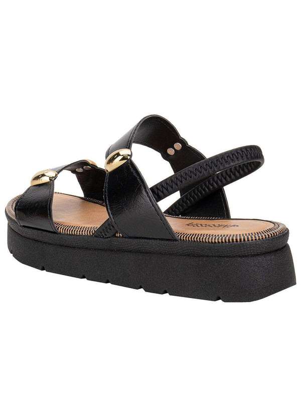 Mississipi - Sandália Feminina Flat Mississipi Mf992 - Preto 3