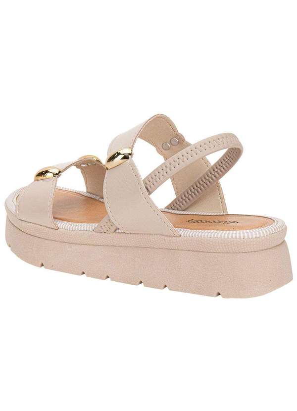 Mississipi - Sandália Feminina Flat Mississipi Mf992 - Marfim 3