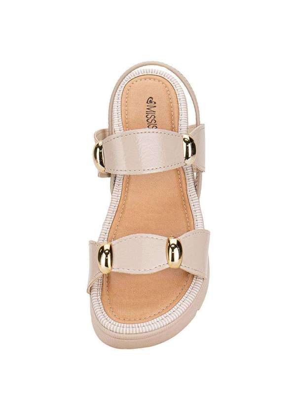 Mississipi - Sandália Feminina Flat Mississipi Mf992 - Marfim 5