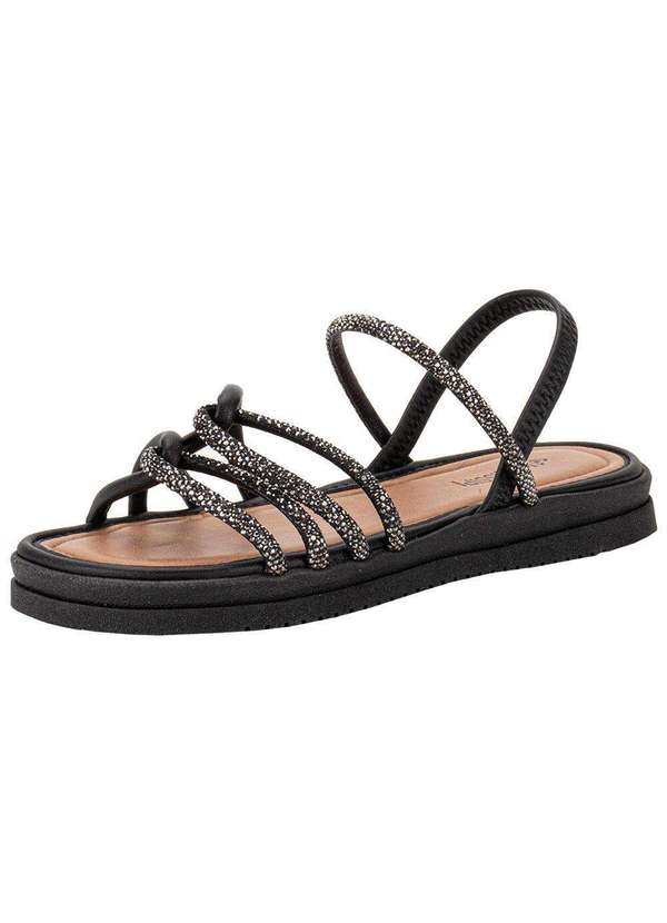 Mississipi - Sandália Feminina Flat Mississipi Mi718 - Preto 1