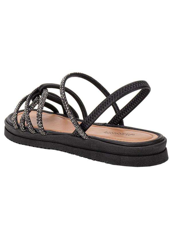 Mississipi - Sandália Feminina Flat Mississipi Mi718 - Preto 3