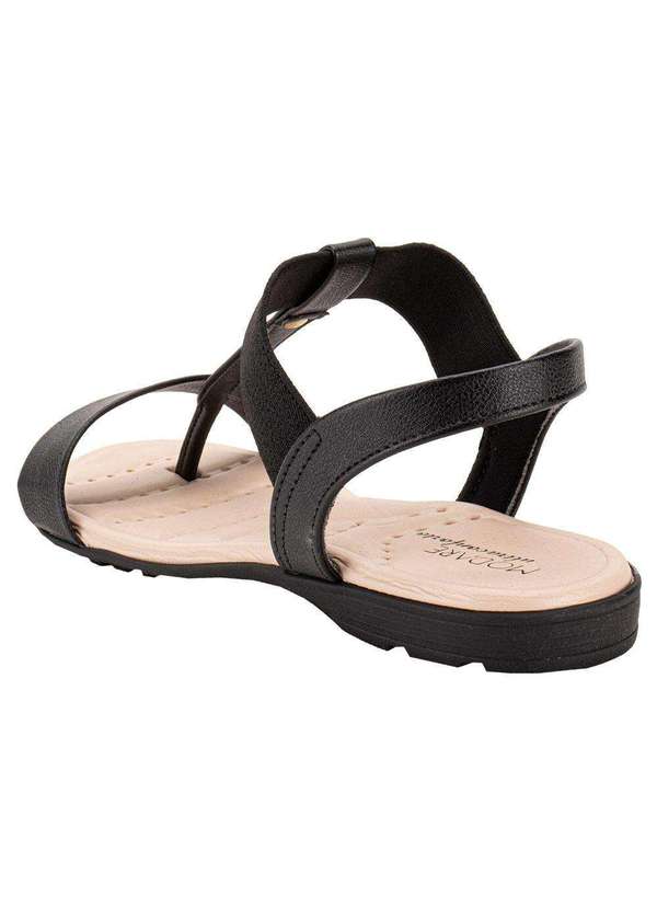 Modare - Sandália Feminina Flat Modare 7053163 - Preto 01 2