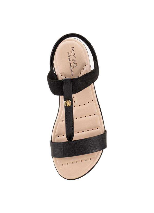 Modare - Sandália Feminina Flat Modare 7053163 - Preto 01 4