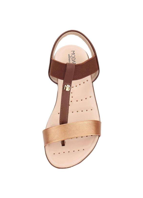 Modare - Sandália Feminina Flat Modare 7053163 Bronze 5