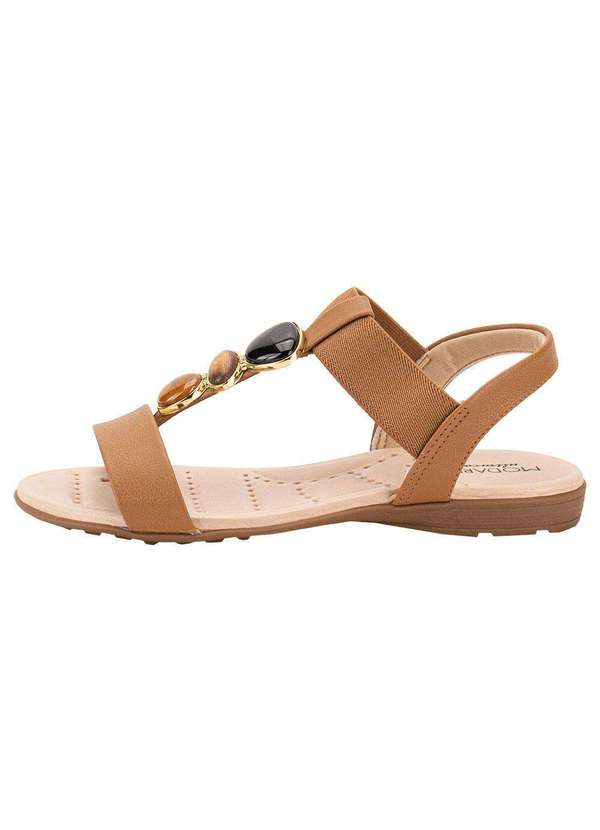 Modare - Sandália Feminina Flat Modare 7053172 - Camel 2