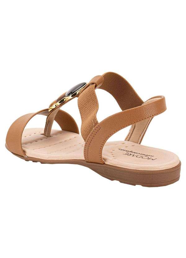 Modare - Sandália Feminina Flat Modare 7053172 - Camel 3