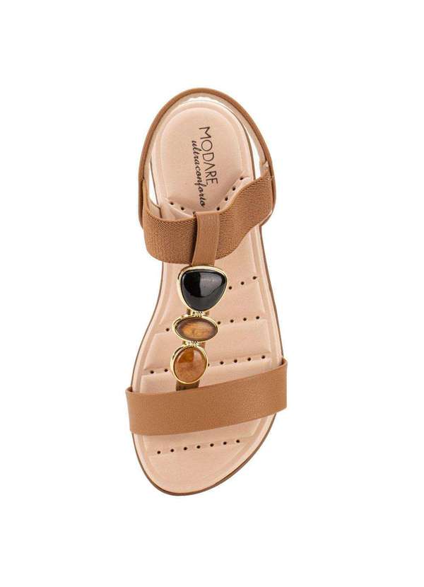 Modare - Sandália Feminina Flat Modare 7053172 - Camel 5