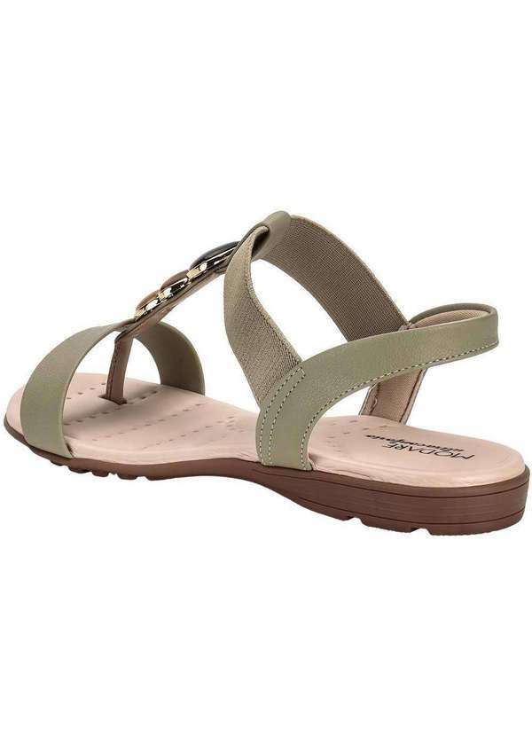 Modare - Sandália Feminina Flat Modare 7053172 - Verde 3