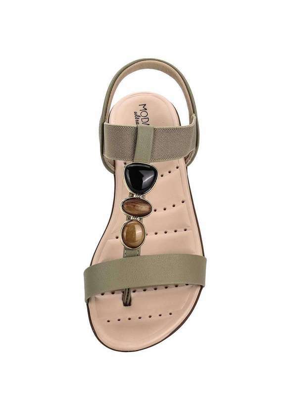 Modare - Sandália Feminina Flat Modare 7053172 - Verde 5