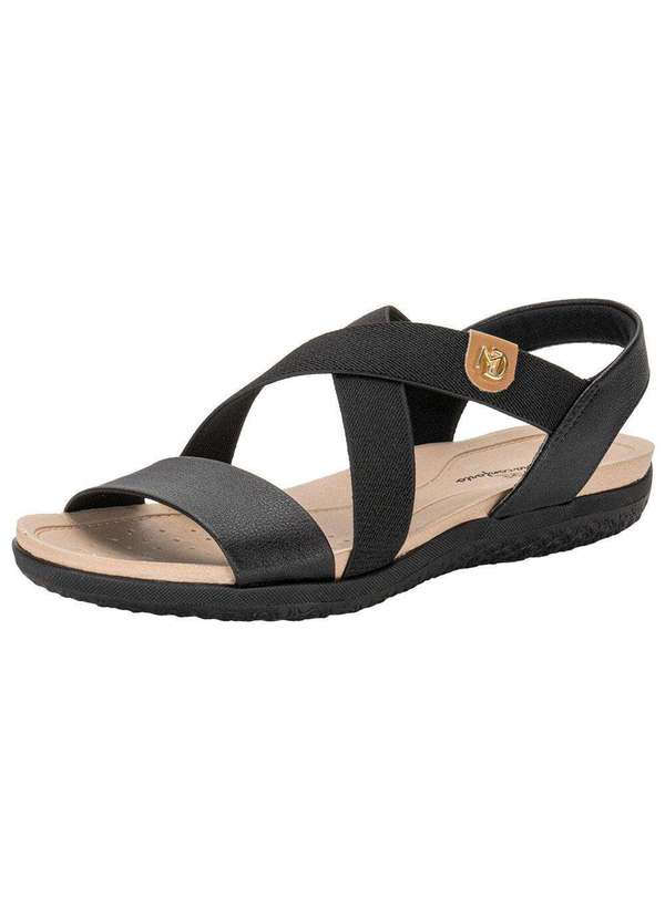 Modare - Sandália Feminina Flat Modare 7125249 - Preto