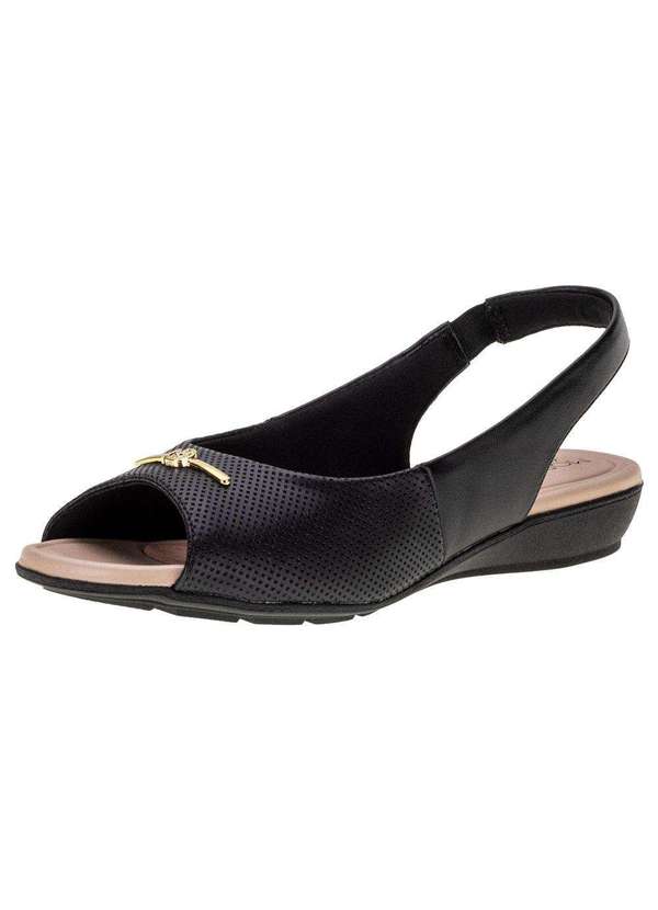 Modare - Sandália Feminina Flat Modare - 7127253 - Preto