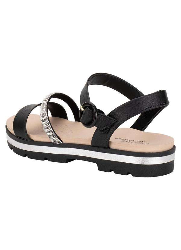 Modare - Sandália Feminina Flat Modare 7132144 - Preto 3