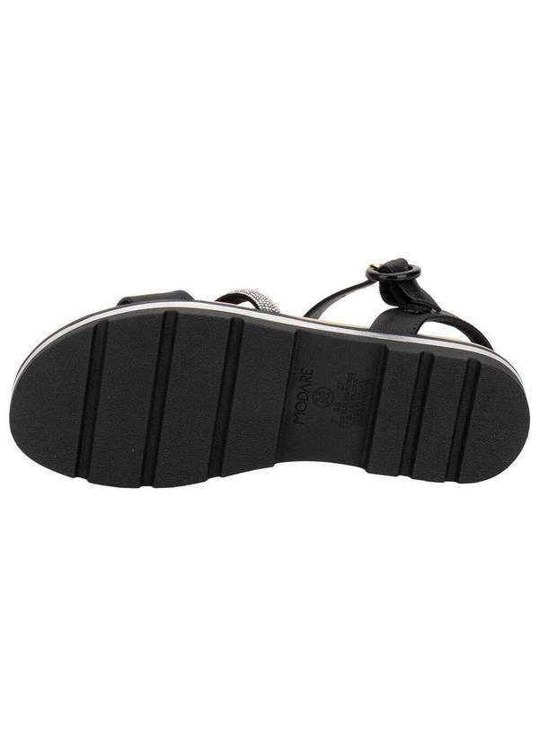 Modare - Sandália Feminina Flat Modare 7132144 - Preto 4