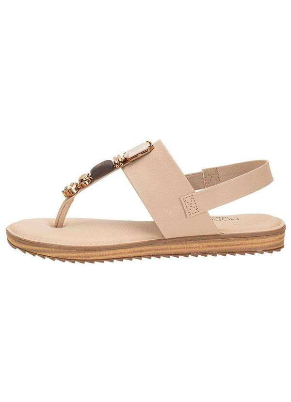 Modare - Sandália Feminina Flat Modare - 7141120 - Bege 2
