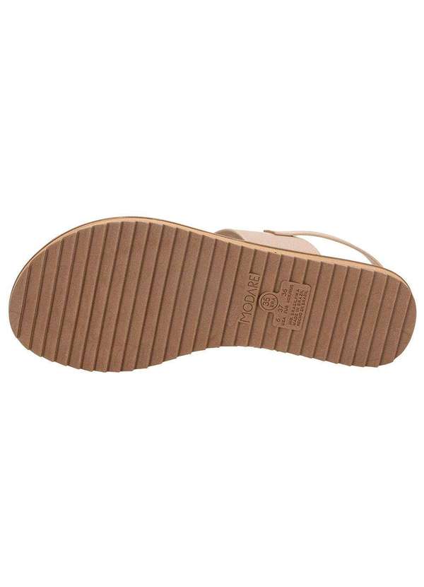 Modare - Sandália Feminina Flat Modare - 7141120 - Bege 4