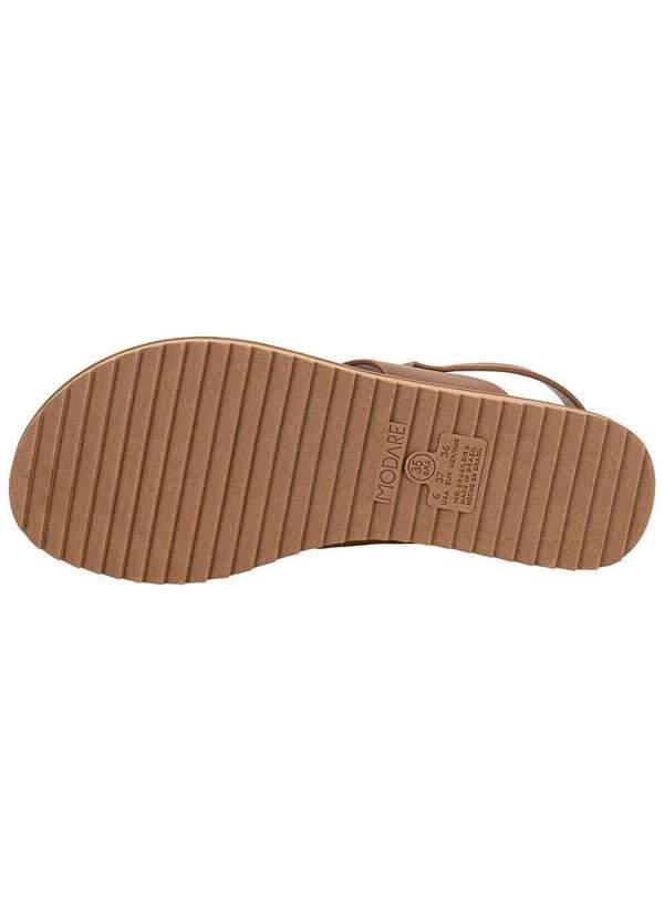 Modare - Sandália Feminina Flat Modare - 7141120 Chocolate 4