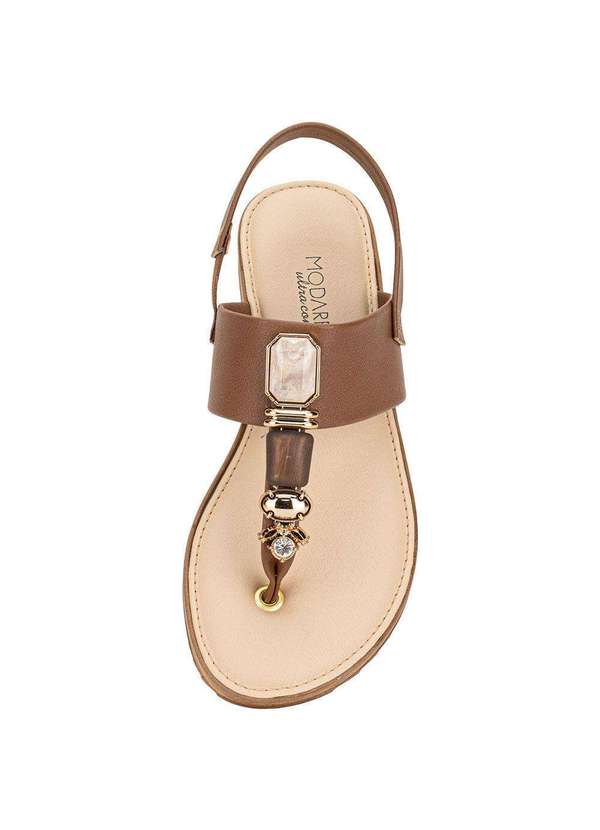 Modare - Sandália Feminina Flat Modare - 7141120 Chocolate 5