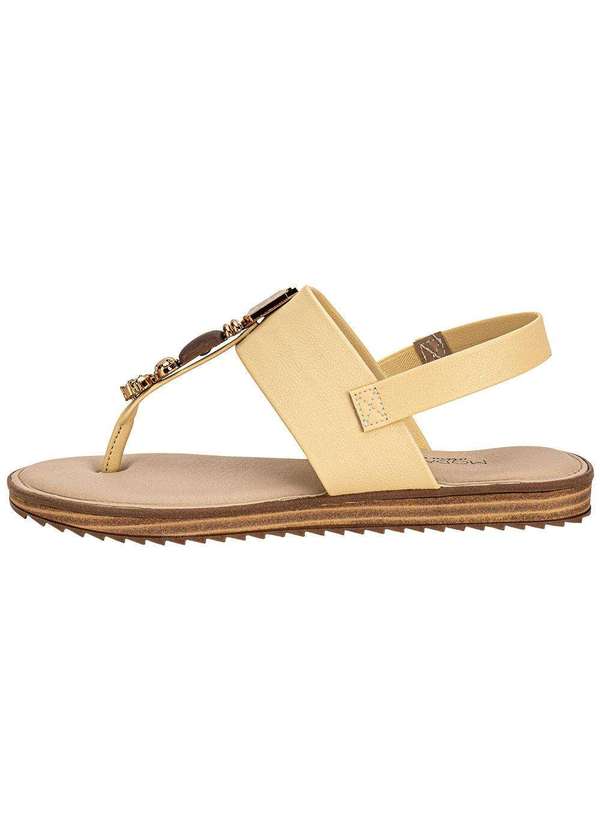 Modare - Sandália Feminina Flat Modare - 7141120 Amarelo 2