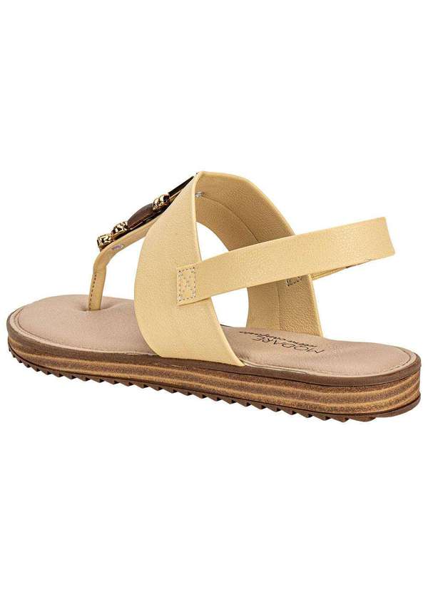 Modare - Sandália Feminina Flat Modare - 7141120 Amarelo 3