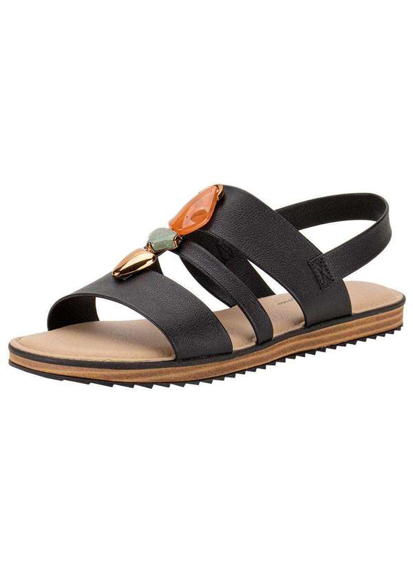 Modare - Sandália Feminina Flat Modare 7141144 - Preto
