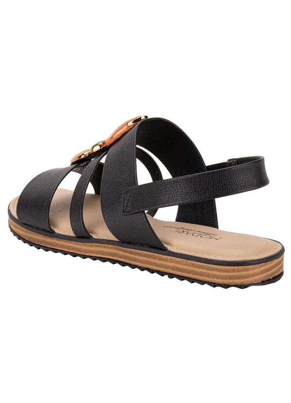 Modare - Sandália Feminina Flat Modare 7141144 - Preto 3