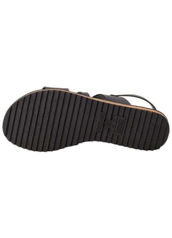 Modare - Sandália Feminina Flat Modare 7141144 - Preto 4