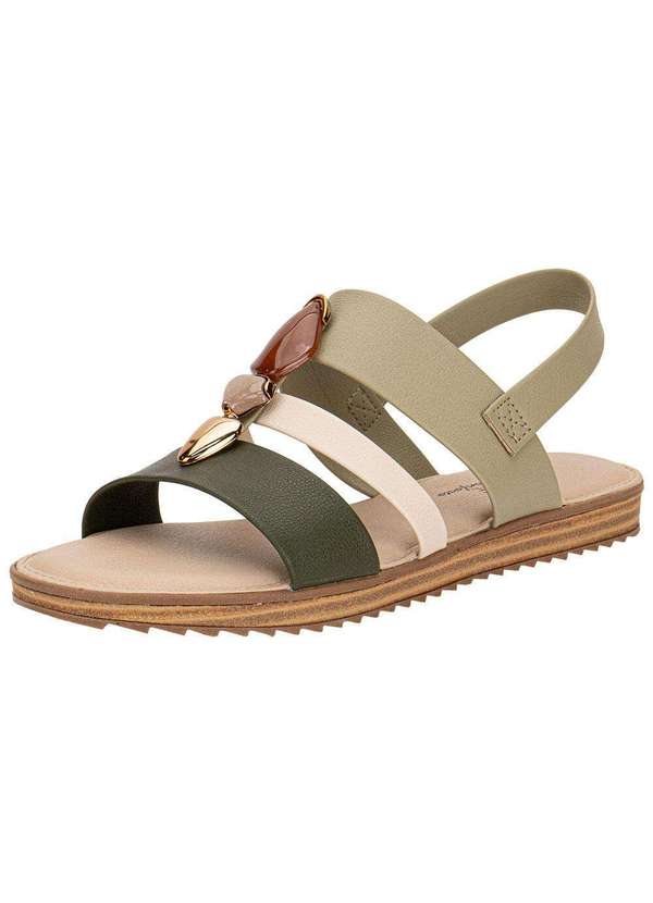 Modare - Sandália Feminina Flat Modare 7141144 - Verde