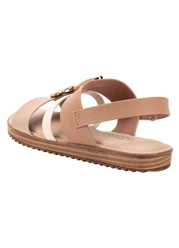 Modare - Sandália Feminina Flat Modare 7141144 - Salmão 3