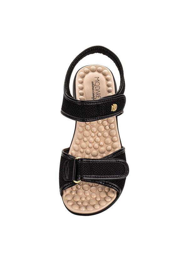 Modare - Sandália Feminina Flat Modare 7142118 - Preto 5